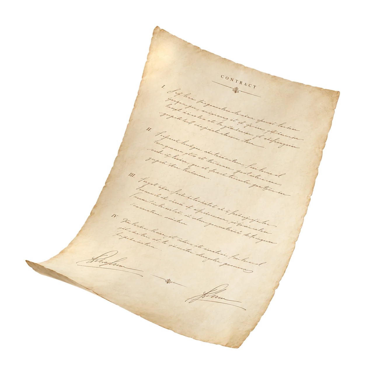An agreement that speaks up